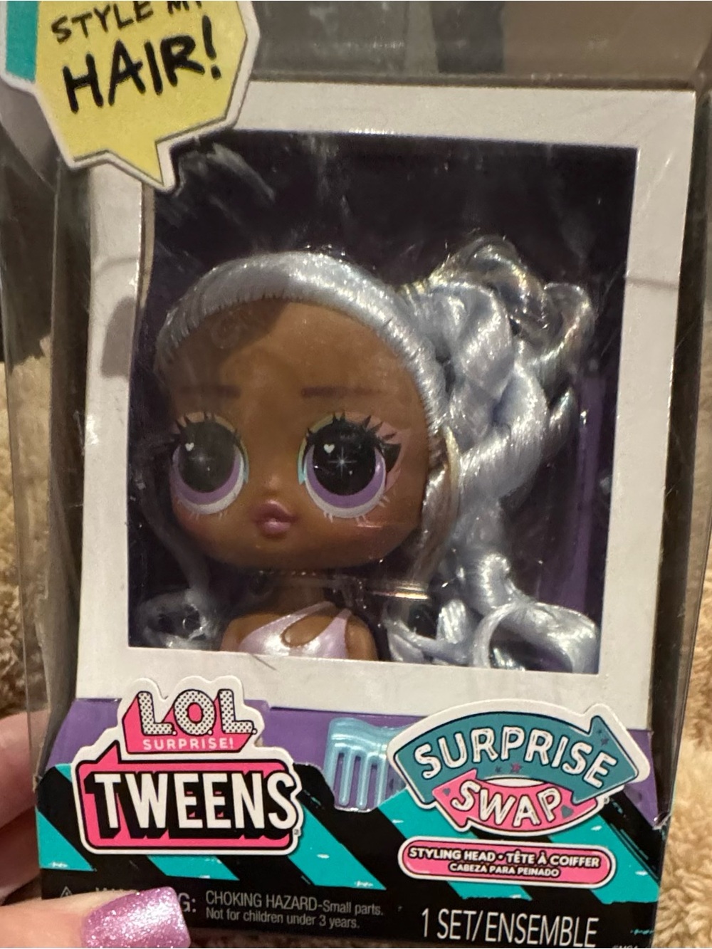 L.O.L. Surprise! Tweens Doll with Silver Hair and Purple Outfit